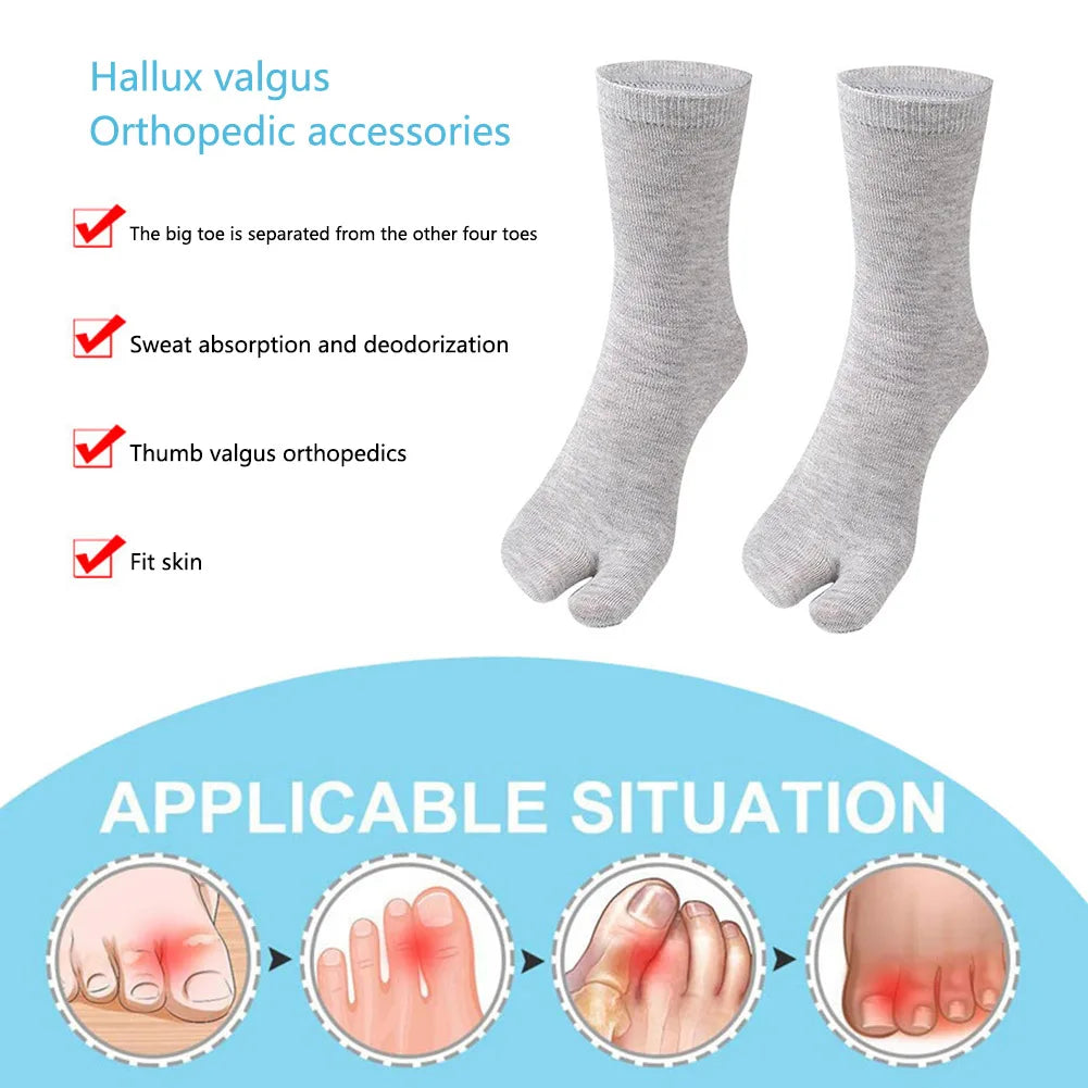 Japanese Style Toe Socks for Men Women