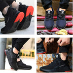 Men Work Safety Shoes Steel Toe Shoes