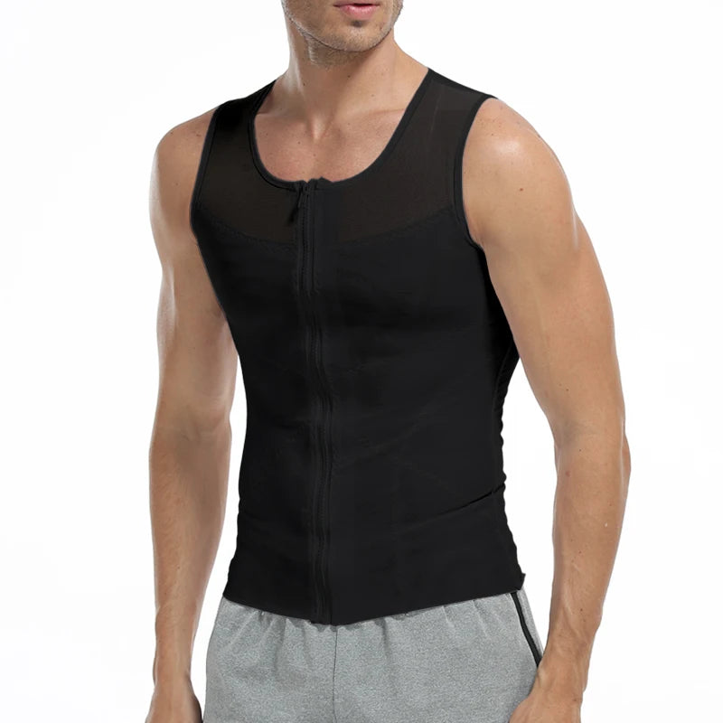 Men Compression Shirt, Slimming Body, Shaper Belly