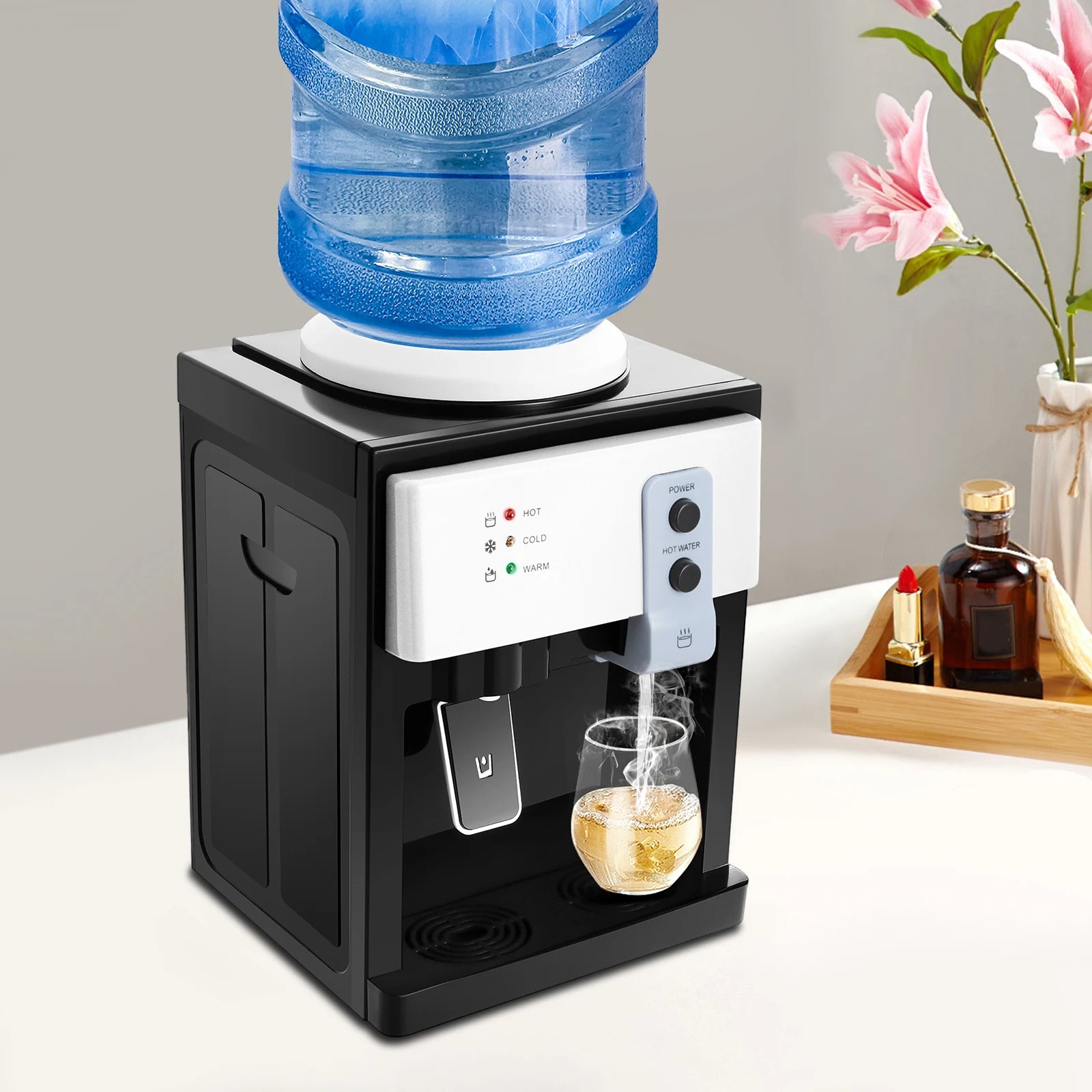 Hot/Cold Desktop Electric Water Dispense, Cooler