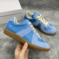 Suede Leather Patchwork Casual Shoes, Women, Round Toe