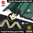 Folding Camping Square Table, Carry Bag, Aluminum