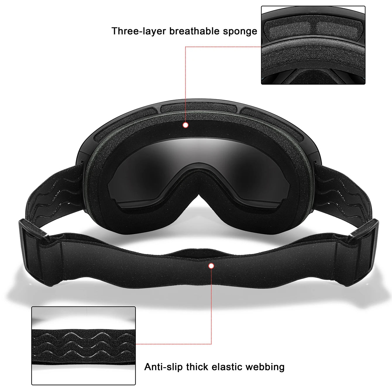 Winter Outdoor SKI Goggles Men, Women, Teen,