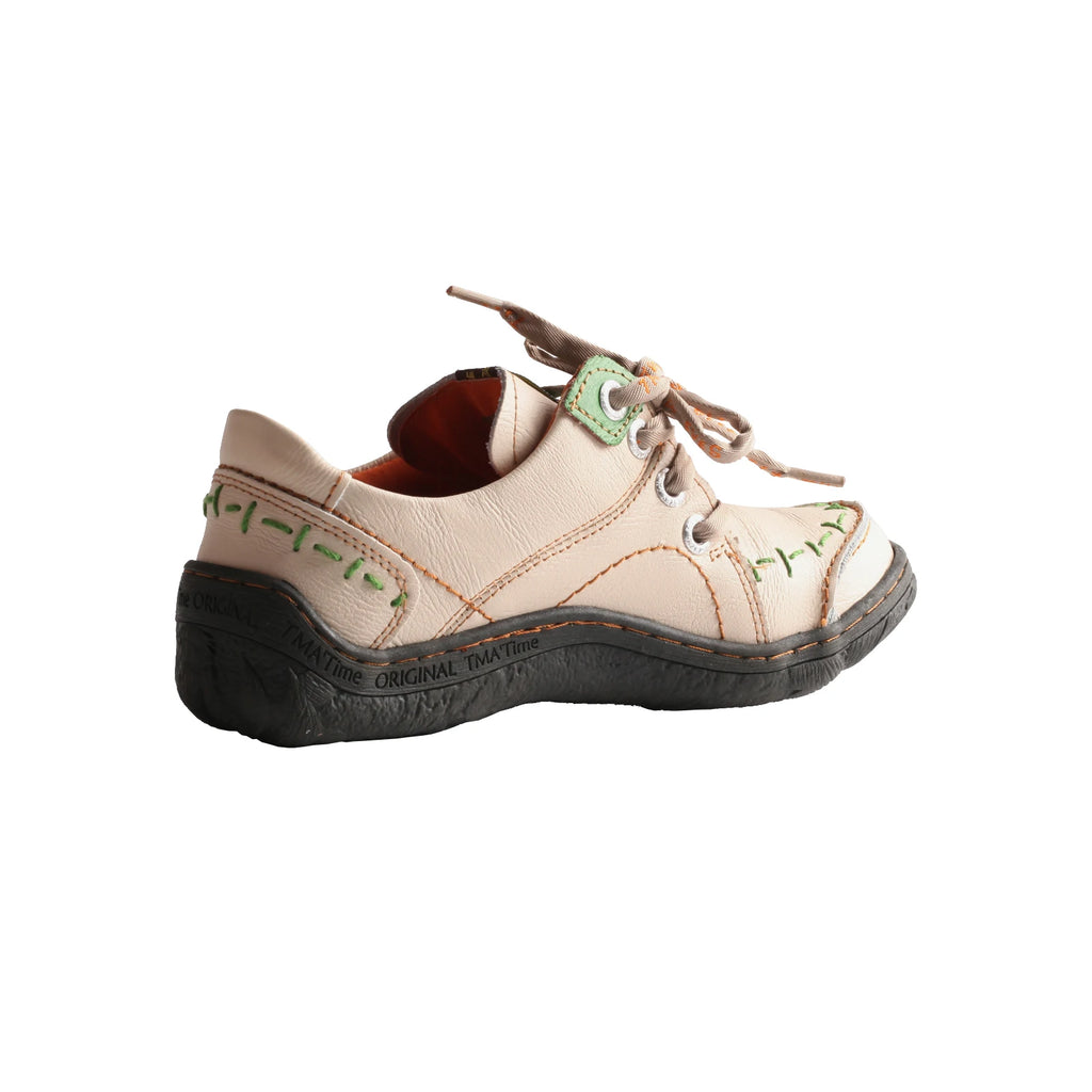 Women's Hand-Stitched Leather Sneakers Lightweight Comfortable
