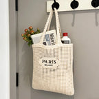 Women, Beach Tote Bag Summer Knit Bag