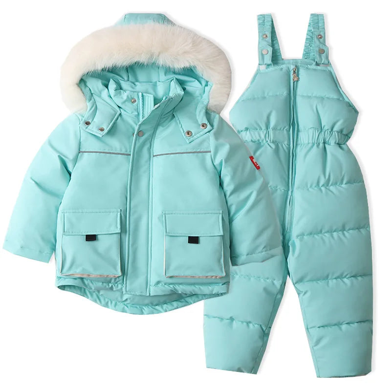 Ski Suit Windproof, Waterproof Down Jacket, Pants