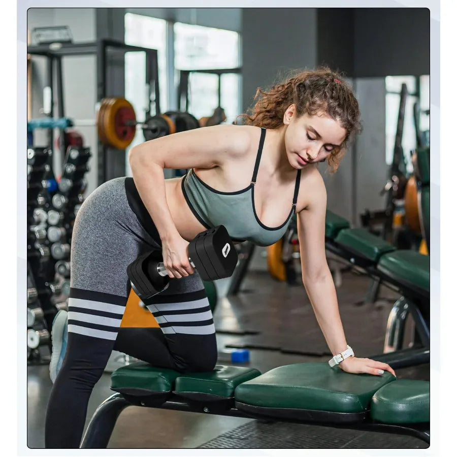15LB Adjustable Dumbbell Set, Women Men Hand Weights