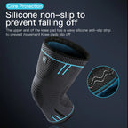 Compression knee support sleeve, elastic, breathable, basketball