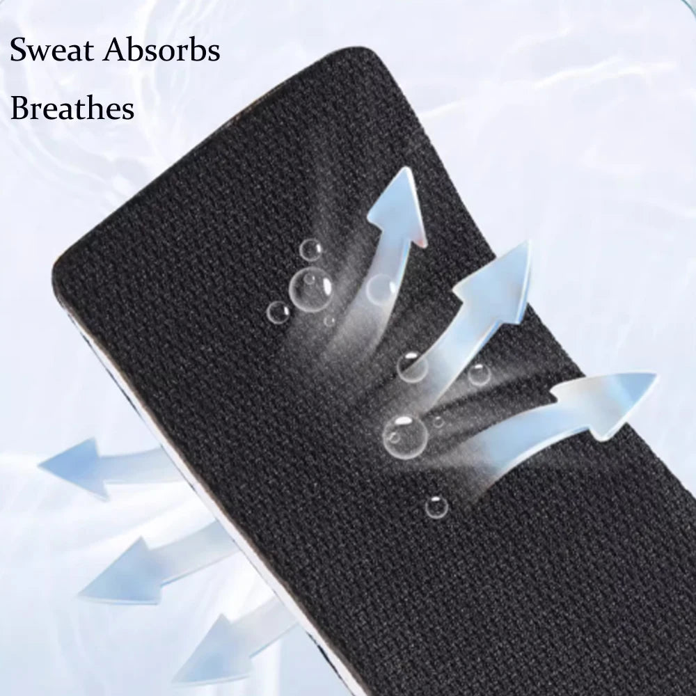 2-4cm Memory Foam Insoles, Men Height Increase, Sweat-absorbent