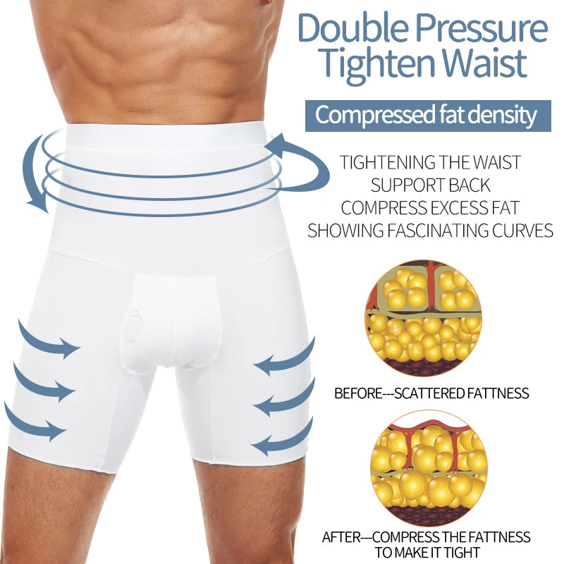 Men Body Shaper, Tummy Control, Compression, Shorts,