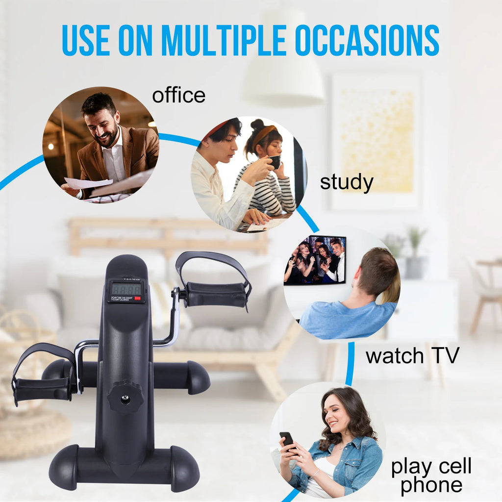 Stepper Exercise Bike LCD Screen Portable Multi-Function