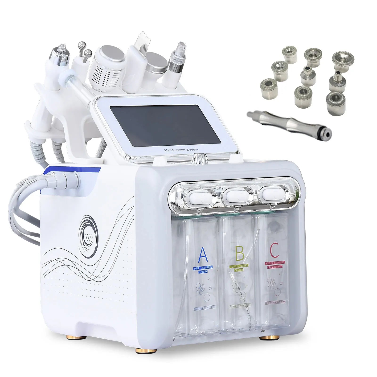 Hydro Microdermabrasion machine 6 in1 h202 beauty machine facial machine
