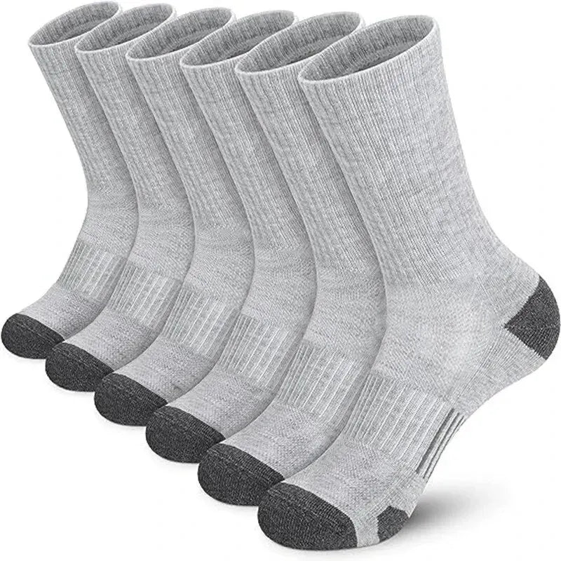 6/12 Pairs Men's Outdoor Gym Socks Football