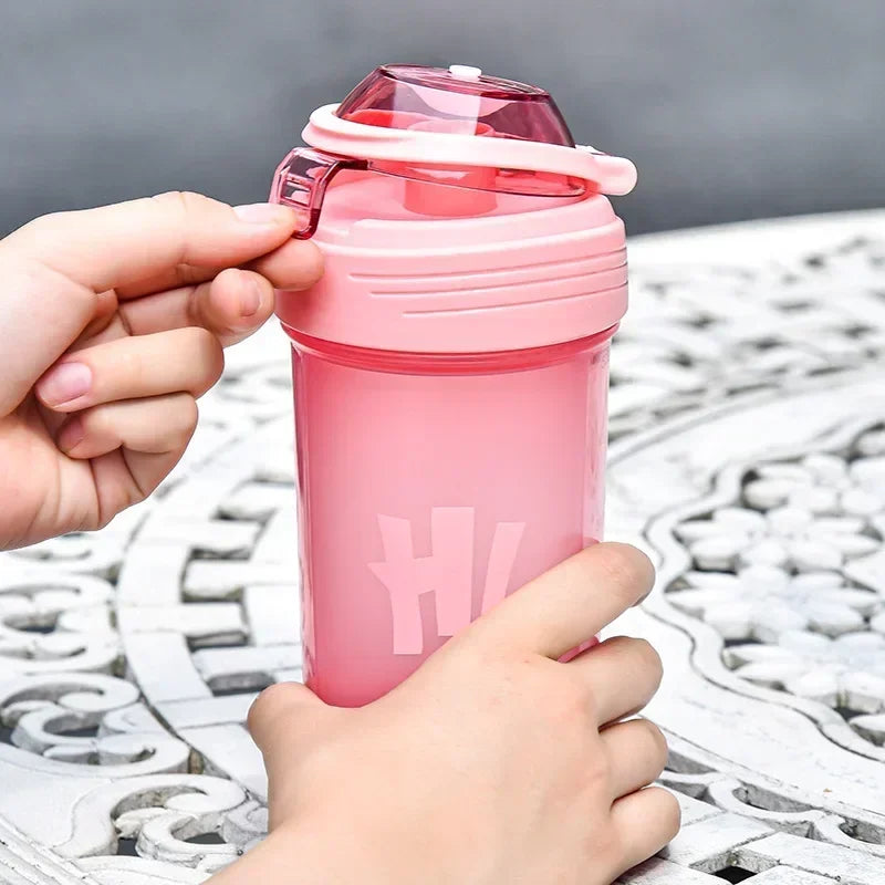 500ml Portable Protein Powder Shaker Bottle Leak Proof