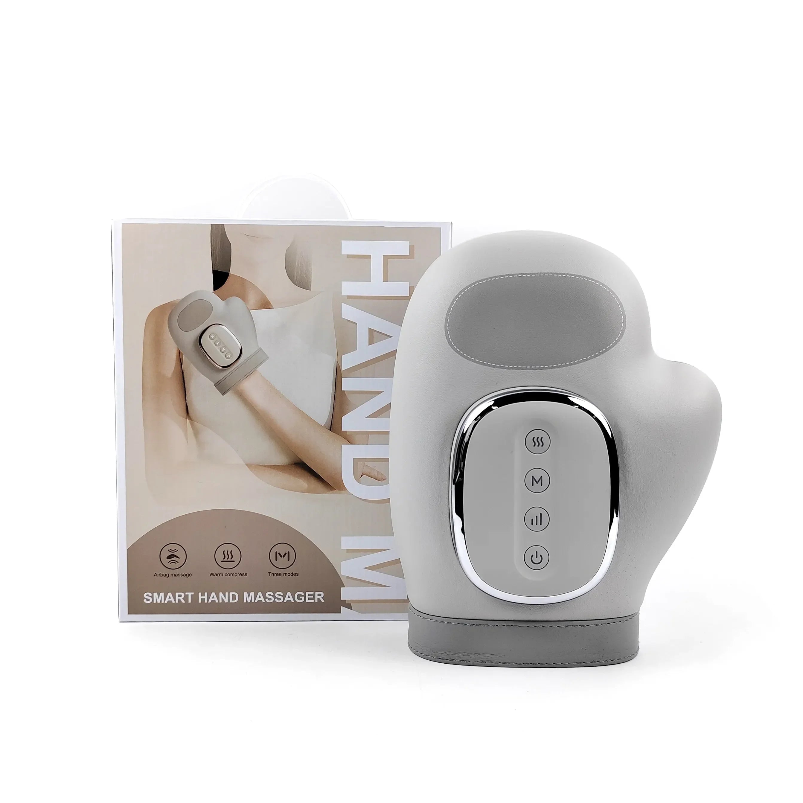 Hand Massager W/Heat, Airbag Compression, Vibration Gloves
