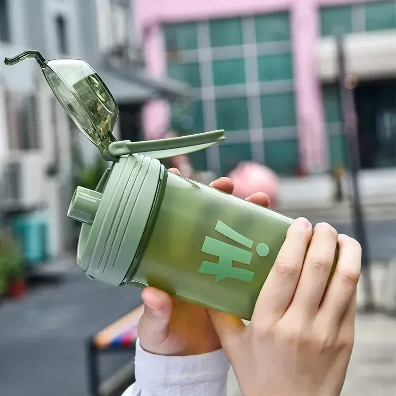 500ml Portable Protein Powder Shaker Bottle Leak Proof