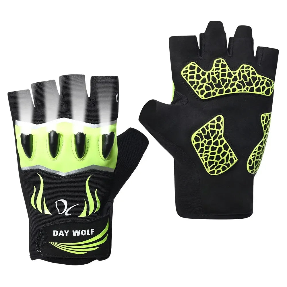 Cycling Gloves, LED, Night view, Rechargeable Flashlight