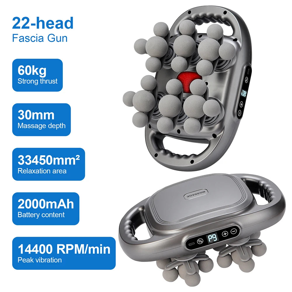 Fascia Gun, Vibration Body Massage, Back, Waist