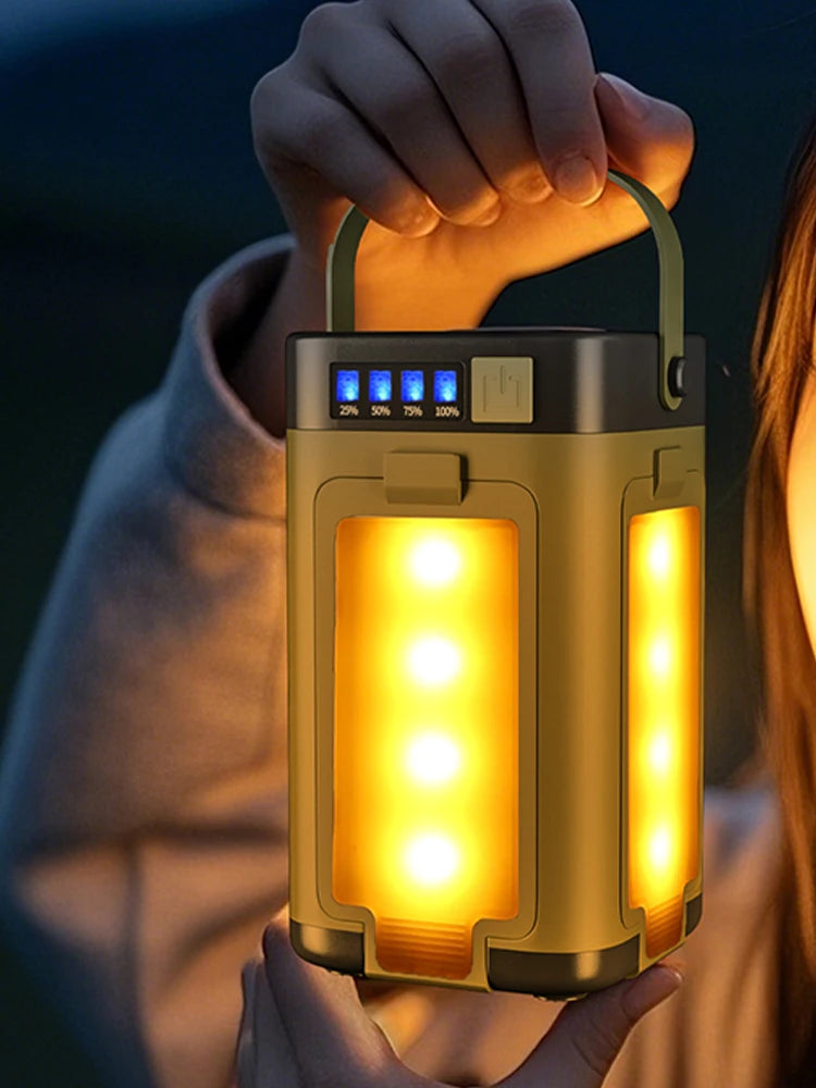 Rechargeable Lantern Power Bank Solar Camping Lantern