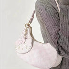 Large Capacity Shoulder Bag, Cartoon Fashion Handbag