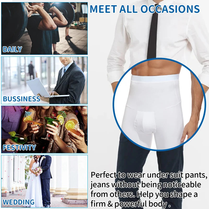 Men Body Shaper, Tummy Control, Compression, Shorts,