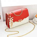 Ladies Leather Handbag Tassel Women