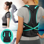 Reinforced, Belt Lumbar, Column Posture, Corrector Vest,  Adjustable