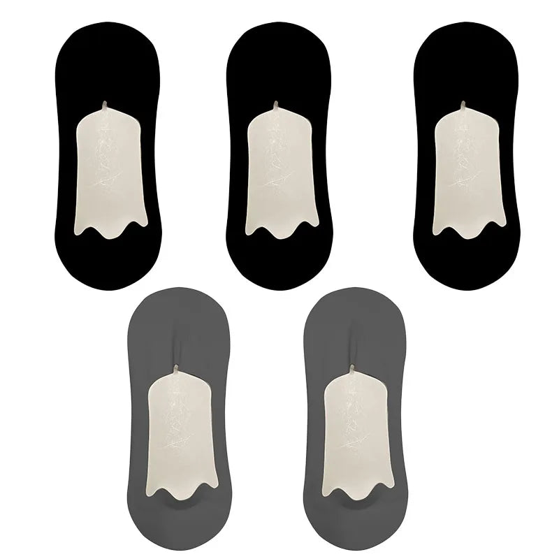 5 pairs Men's Socks Cotton Breathable Ultra-thin