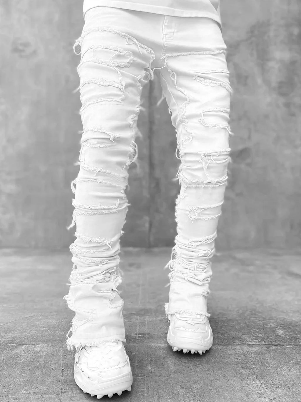 2026 Men's Straight-Leg Jeans, Hip-Hop Street Style