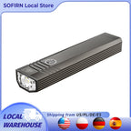1500lm 226m Pocket Flashlight, USB C Rechargeable, Waterproof,Camping&Fishing