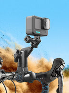 360 Rotating Motorcycle Bike Camera Holder, for Insta360 DJI Camera