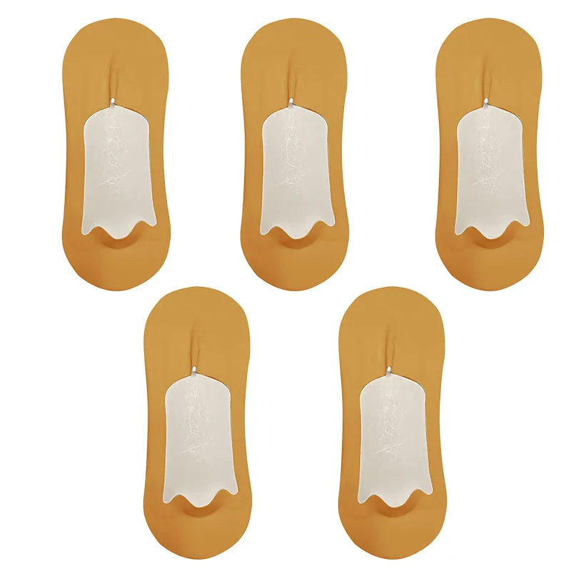 5 pairs Men's Socks Cotton Breathable Ultra-thin