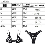 Skull Bathing Suits For Women, Soft Polyester,