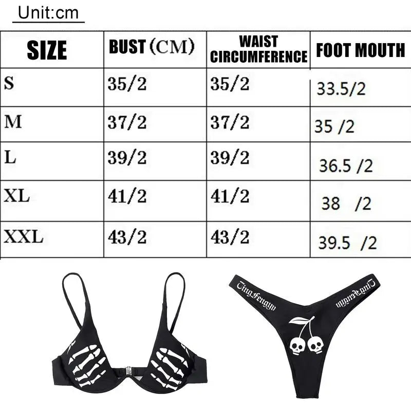 Skull Bathing Suits For Women, Soft Polyester,