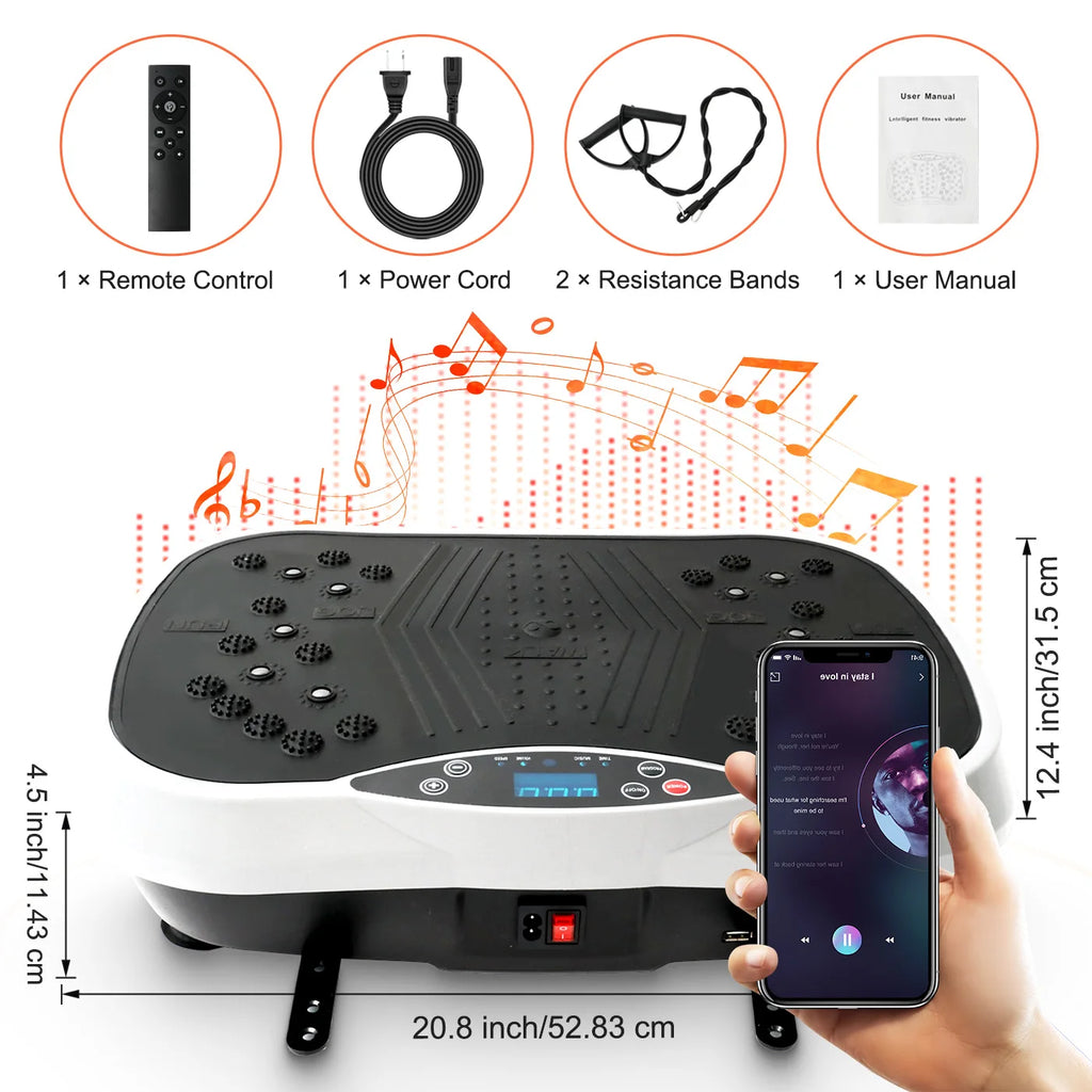 Vibration Plate Exercise Machine Portable Fat-Burning