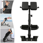 150kg/330lbs 5 Position, Roman Chair Hyperextension Back Extension Bench