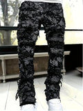 2026 Men's Straight-Leg Jeans, Hip-Hop Street Style