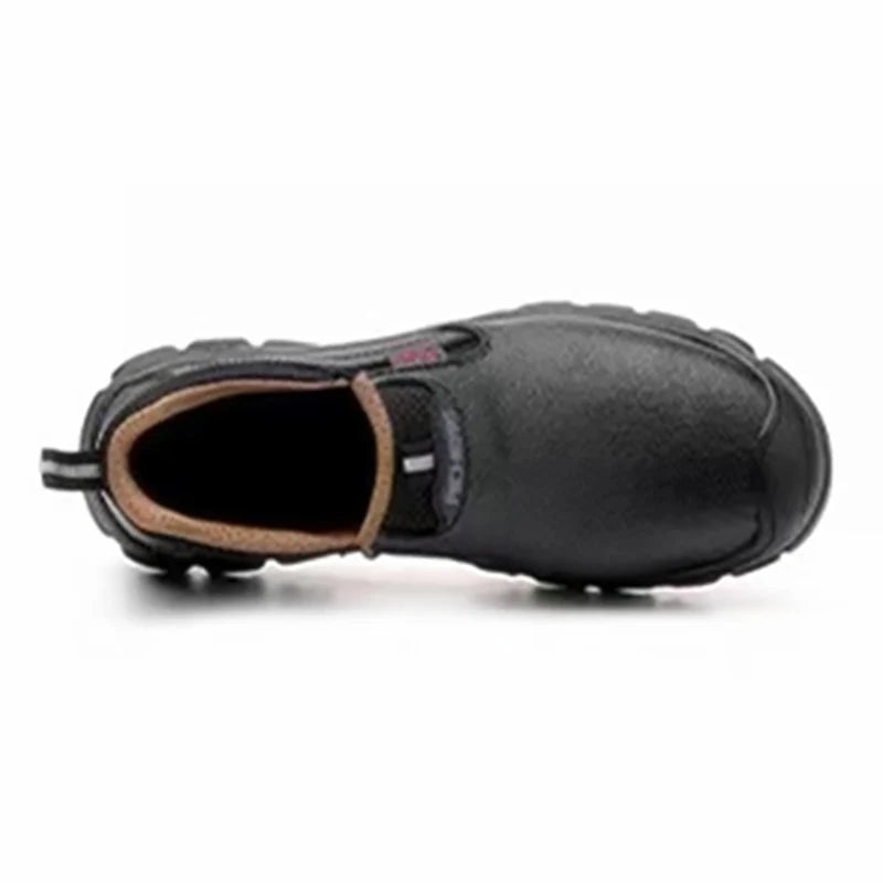 Mens Work Boots Safety Toe Anti-Slip Soles