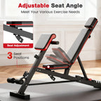 Dumbbell Bench, Adjustable, Foldable, Weightlifting, Abdominal Gym