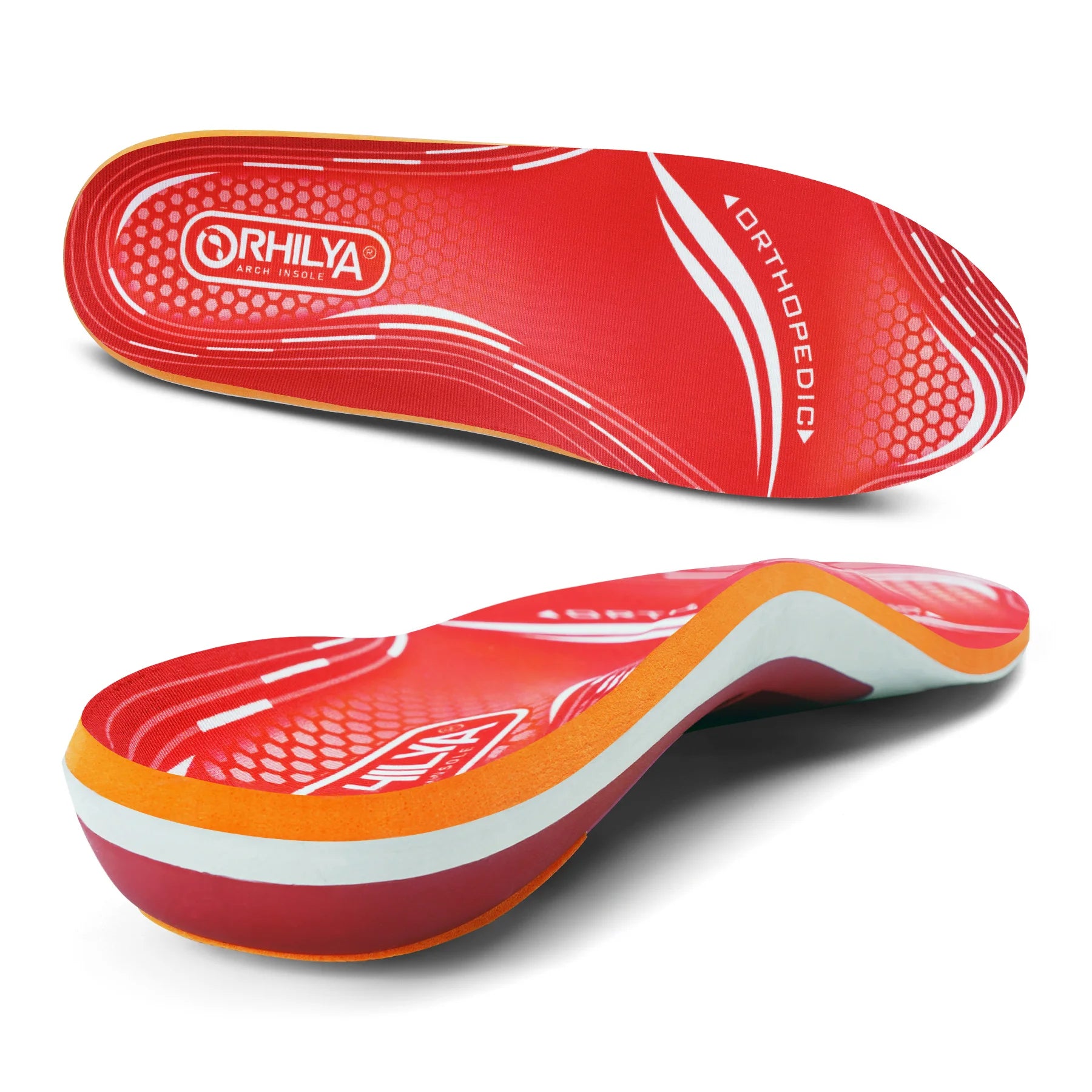 Orthopedic Insole, Flat Feet, High Arch Support, Unisex