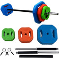 40lb /20kg Adjustable Barbell Weight Set, Home and Gym
