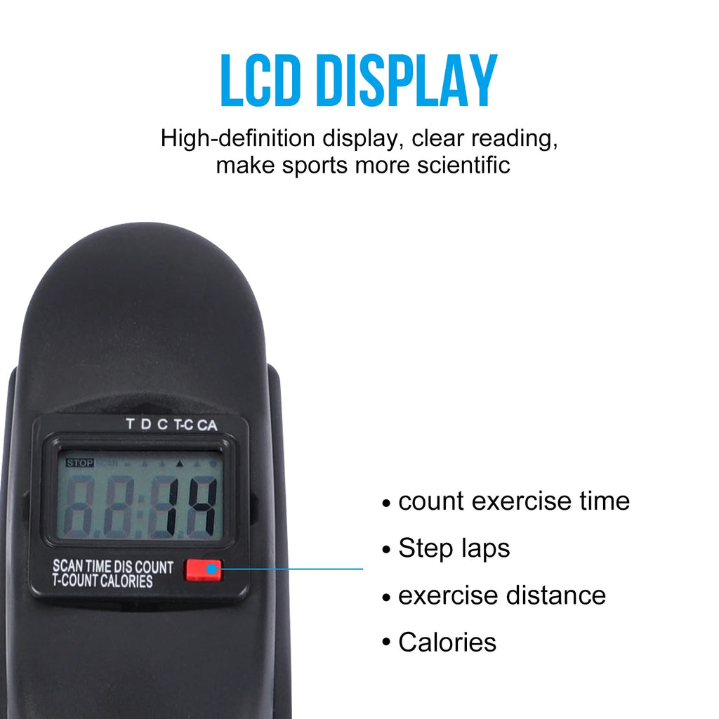 Stepper Exercise Bike LCD Screen Portable Multi-Function
