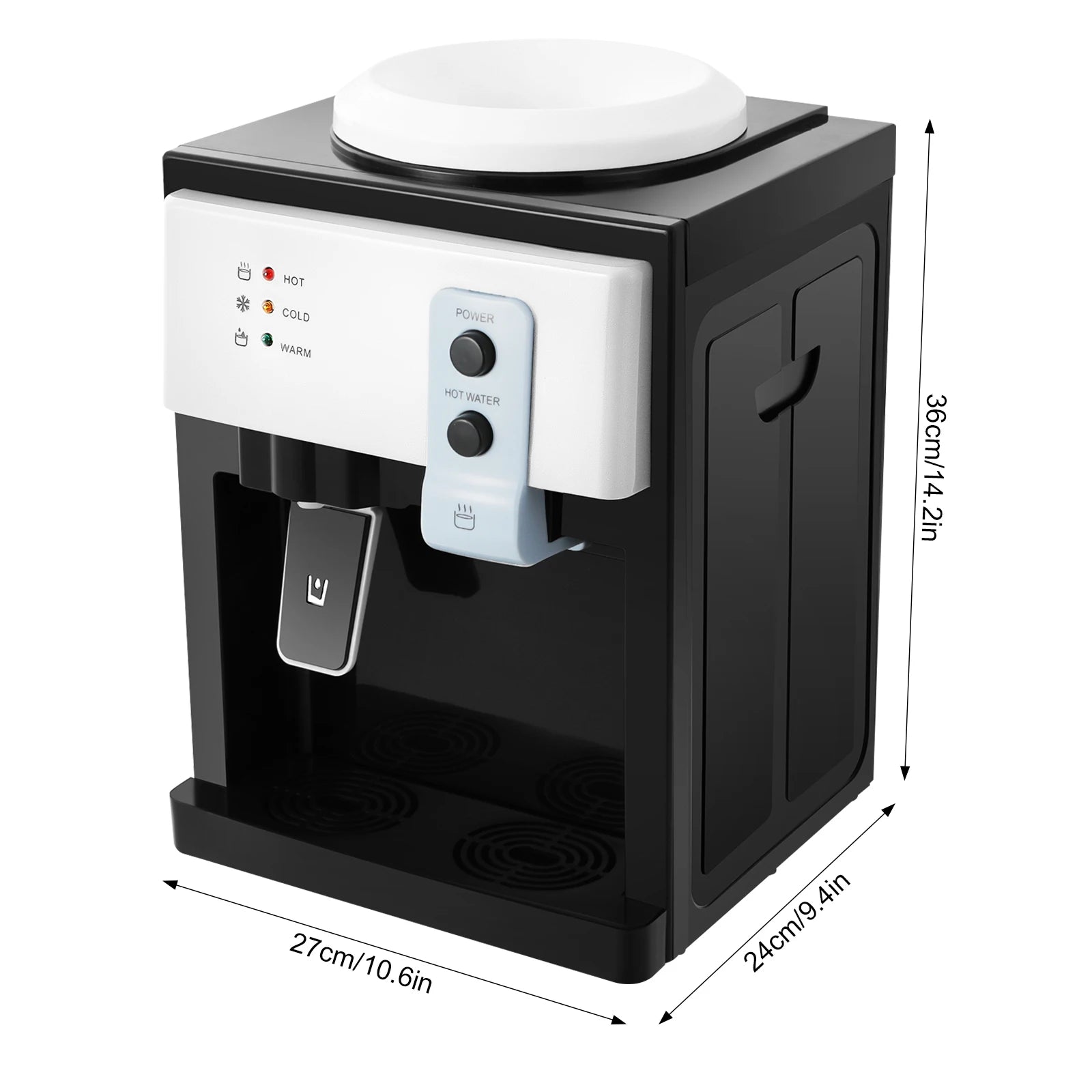Hot/Cold Desktop Electric Water Dispense, Cooler