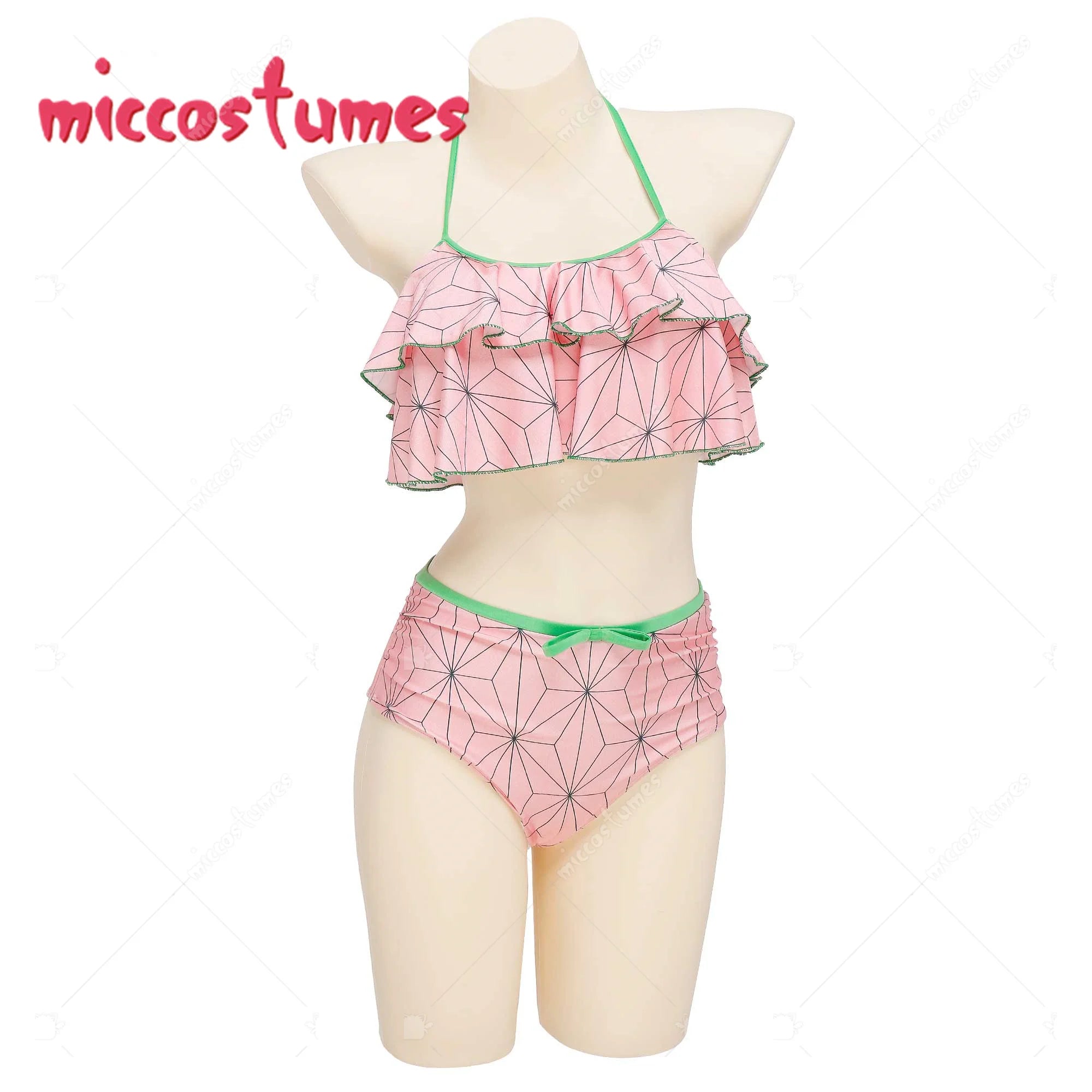 Cosplay, Swimsuit, Lace Up Bathing Suit, Cover Up