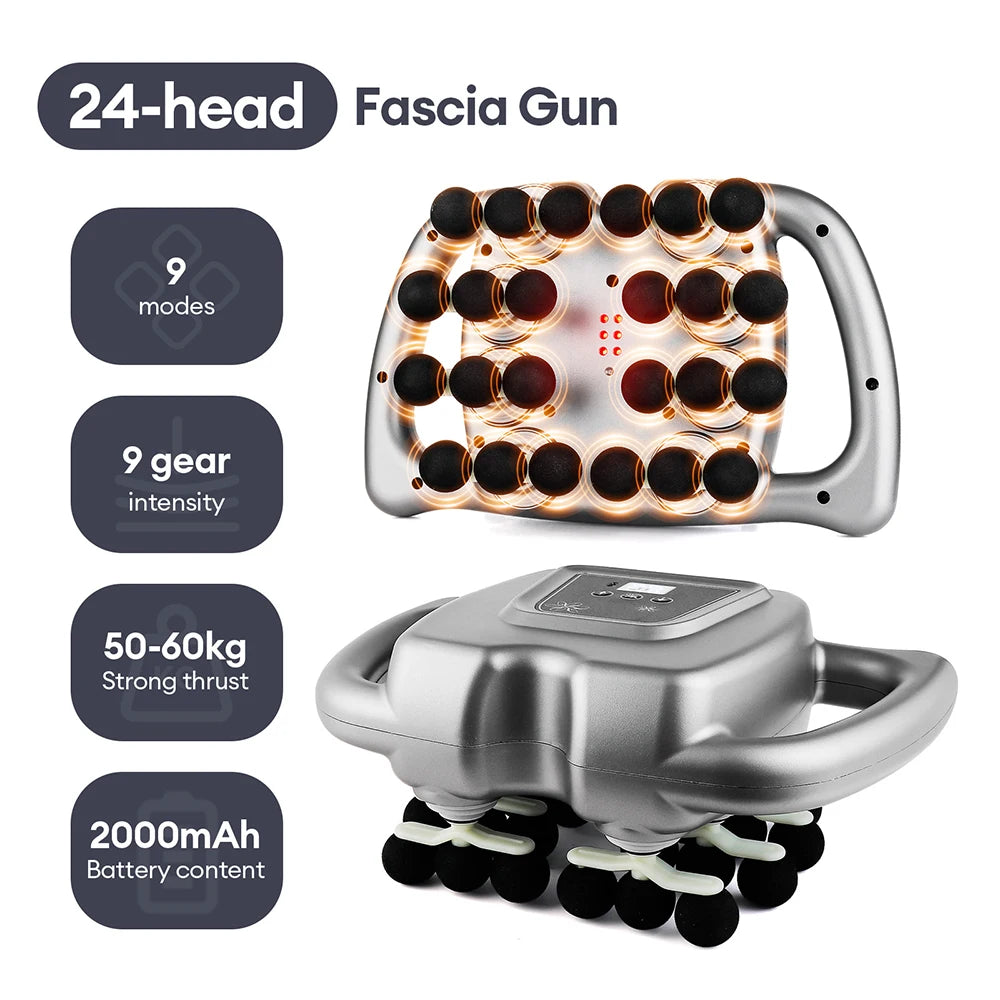 Fascia Gun, Vibration Body Massage, Back, Waist