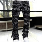 2026 Men's Straight-Leg Jeans, Hip-Hop Street Style