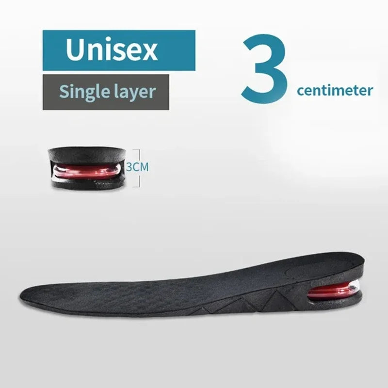 Unisex, 1 Pair Height Increase Insole, 3cm 5cm 7cm 9cm, Insoles, Air Shock Absorbing
