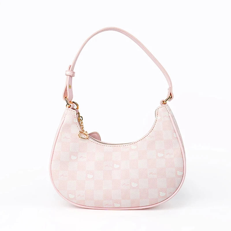 Kawaii Underarm Bags, Zipper Shoulder Bags, Women
