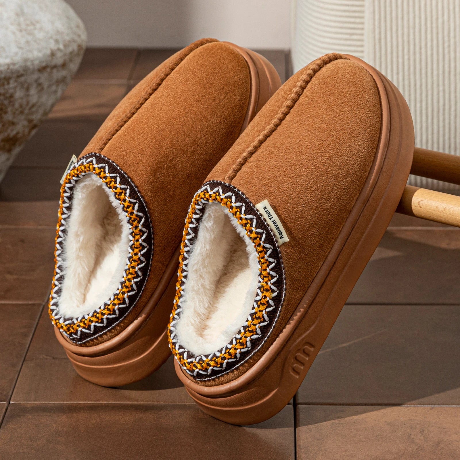 Winter, Unisex Slippers Fashion Fuzzy House shoes