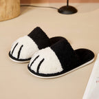 Unisex warm cat paw slippers for home